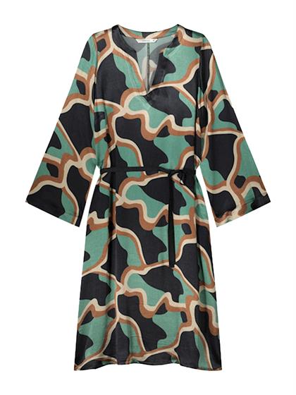 SUMMUM Dress graphic viscose