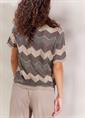 SUMMUM Knited T-shirt shimmering lurex knit