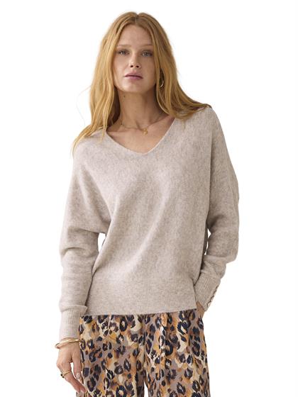 Summum Oversized sweater wool elastane blend knit