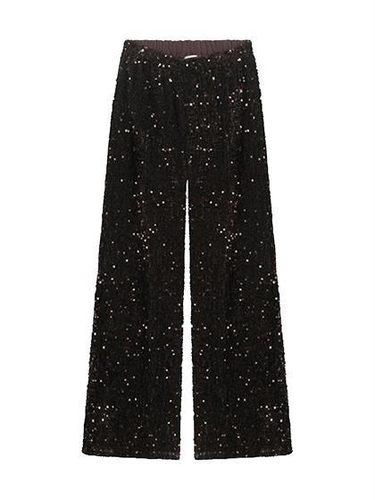 SUMMUM Pants Sequins Velour