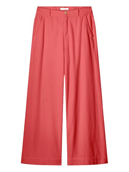 SUMMUM Wide leg pants fluid stretch cord