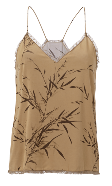 Yaya AOP printed slip singlet