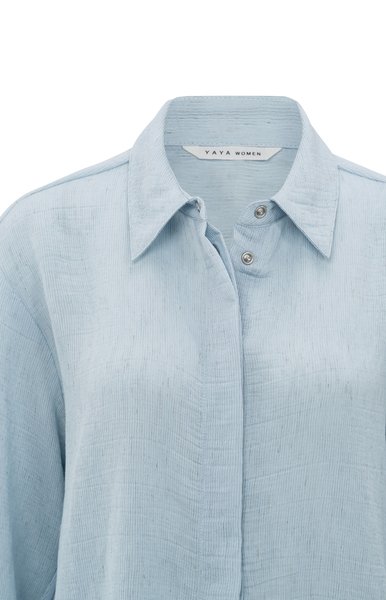 Yaya Blouse met drukknoopsluiting