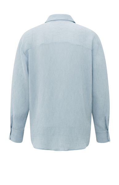 Yaya Blouse met drukknoopsluiting