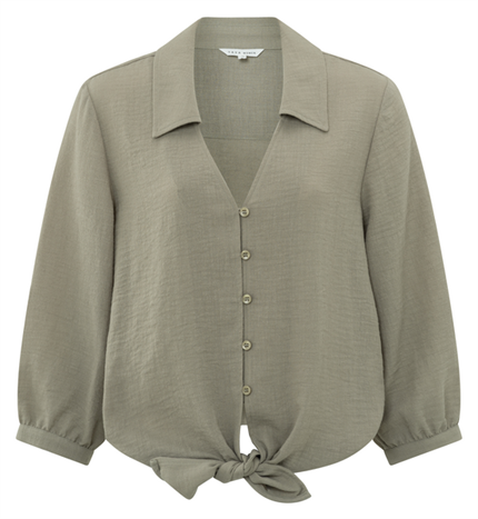 Yaya Blouse with knotted accent
