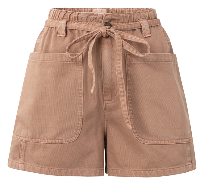 Yaya Cargo garment-dye shorts