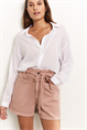 Yaya Cargo garment-dye shorts