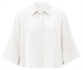 Yaya Cropped blouse with loose fit