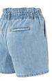 Yaya Denim short met strikkoord