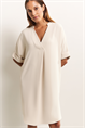 Yaya Dress with folded sleeves