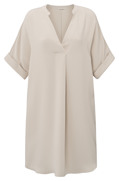 Yaya Dress with folded sleeves