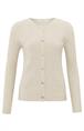Yaya Faux layered ribbed cardigan