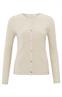 Yaya Faux layered ribbed cardigan