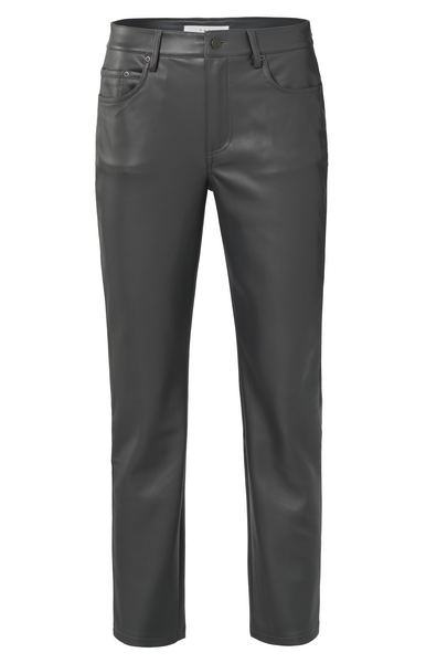 Yaya Faux leather straight 5 pocket