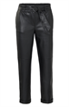 Yaya Faux leather straight trousers