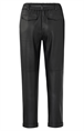 Yaya Faux leather straight trousers