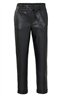 Yaya Faux leather straight trousers