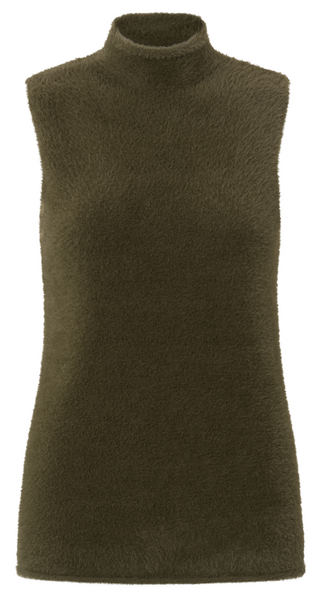 Yaya Fluffy sleeveless sweater