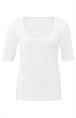 Yaya Geribd T-shirt met ronde hals