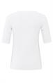 Yaya Geribd T-shirt met ronde hals