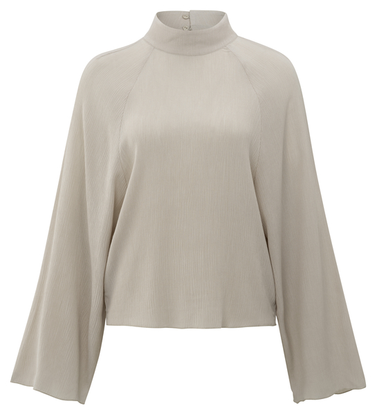 Yaya Getextureerde raglan top