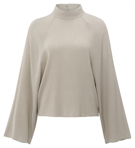 Yaya Getextureerde raglan top