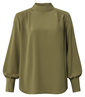 Yaya High neck top w. gathering