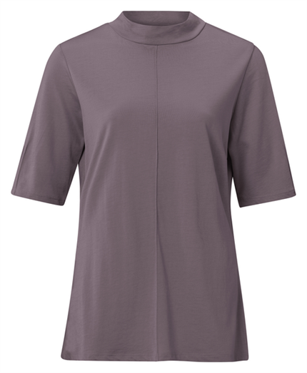 Yaya High neck top with seam detail