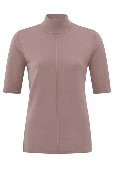 Yaya High neckline with seam sweate