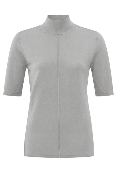 Yaya High neckline with seam sweate