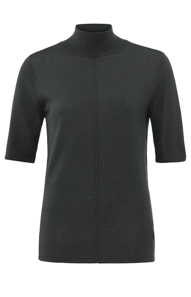 Yaya High neckline with seam sweate