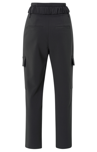 Yaya High waisted cargo trousers wi