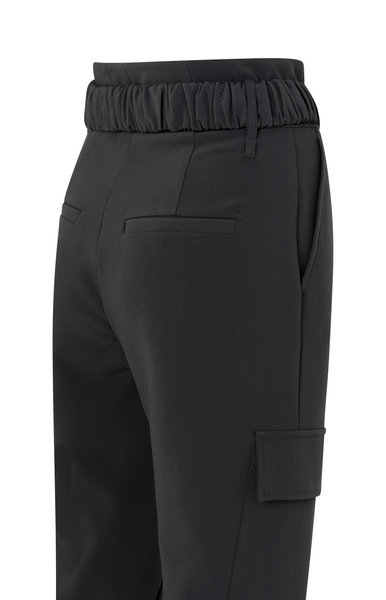 Yaya High waisted cargo trousers wi
