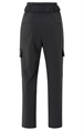 Yaya High waisted cargo trousers wi