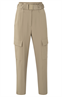 Yaya High waisted cargo trousers wi