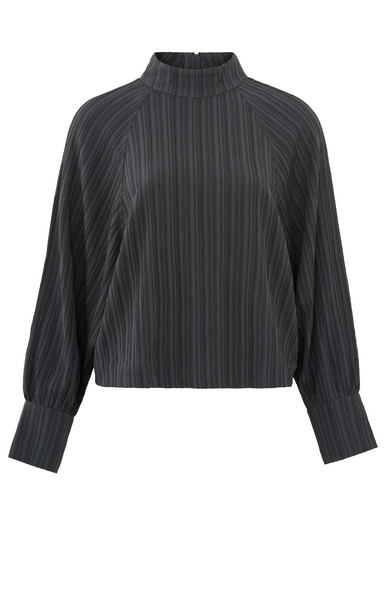 Yaya Jaquard batwing top