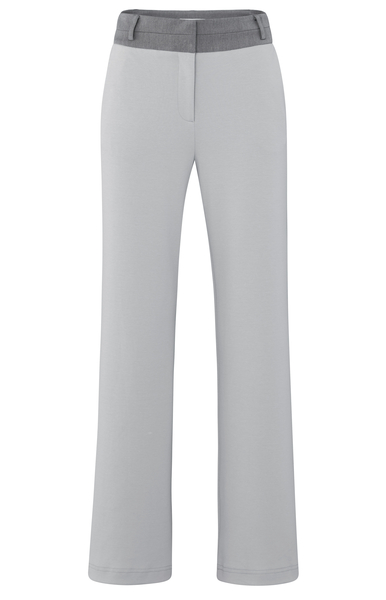 Yaya Jerse wide leg trousers