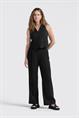 Yaya Linen-blend trousers