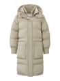 Yaya LONG PUFFER COAT WITH KNIT DET