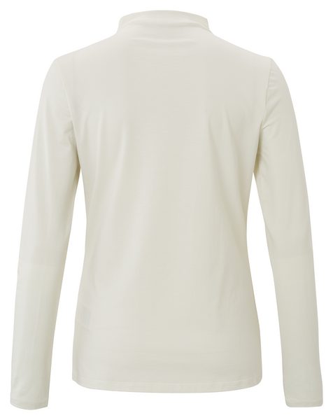 Yaya Long sleeve top with gathered