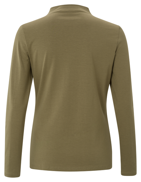 Yaya Long sleeve top with gathered