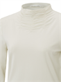 Yaya Long sleeve top with gathered