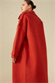 Yaya Long wool coat