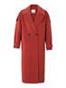Yaya Long wool coat