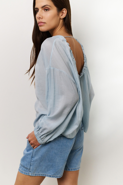 Yaya Luchtige top met open rug