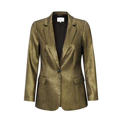 Yaya Lurex slim fit blazer