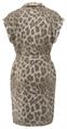 Yaya Midi-jurk met leopardprint
