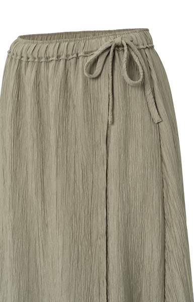 Yaya Midi-rok met overslageffect