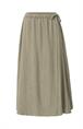Yaya Midi-rok met overslageffect