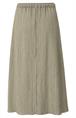 Yaya Midi-rok met overslageffect